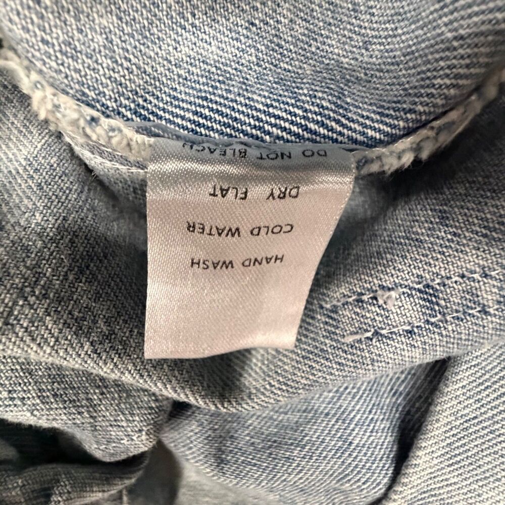 Rehab Lab Drop Crotch Jeans Womens Med Distressed Pockets - Picture 10 of 10